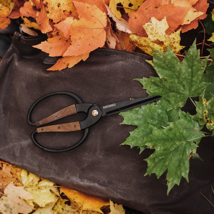 Barebones Garden Scissors - Walnut