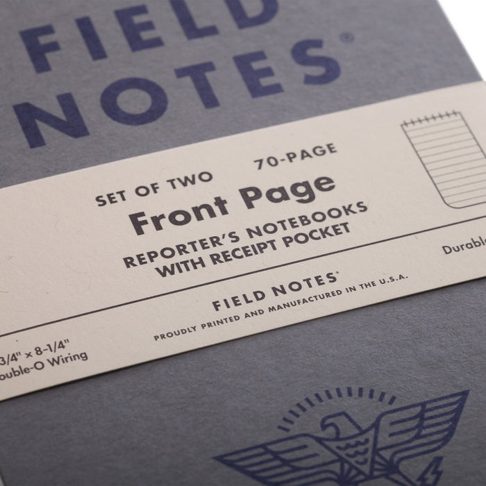 Field Notes Front Page Reporter's Notebooks (2-pack)