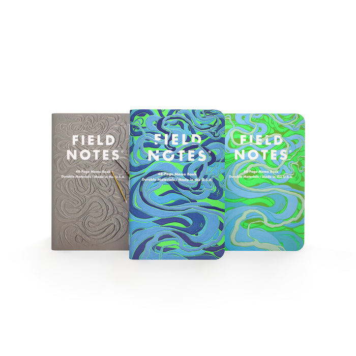 Field Notes Is a River Alive? muistivihko (3-pack)