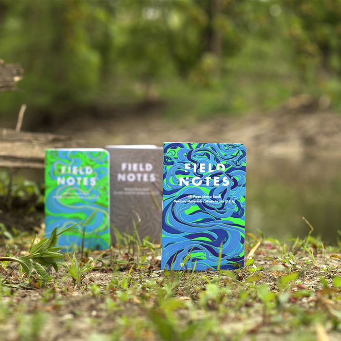 Field Notes Is a River Alive? muistivihko (3-pack)