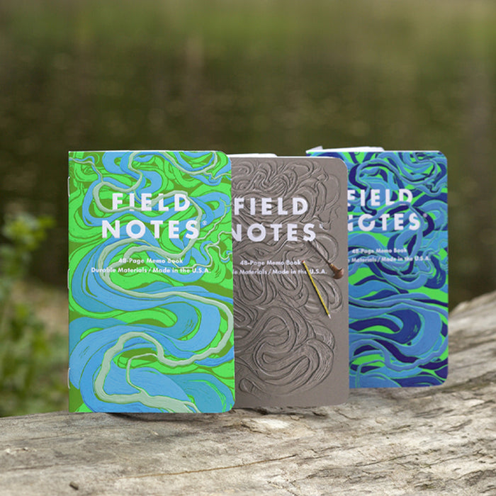 Field Notes Is a River Alive? muistivihko (3-pack)