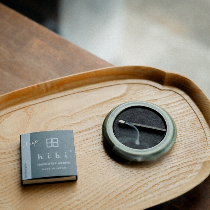 Hibi Seto Yaki Round Incense Tray