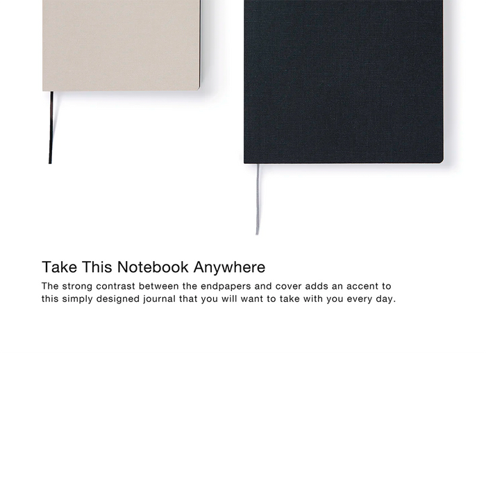 ITO Bindery Notebook Grey A5 Slim (Blank)