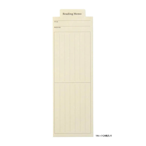 Laconic Bookmark Reading Memo (24 pcs)