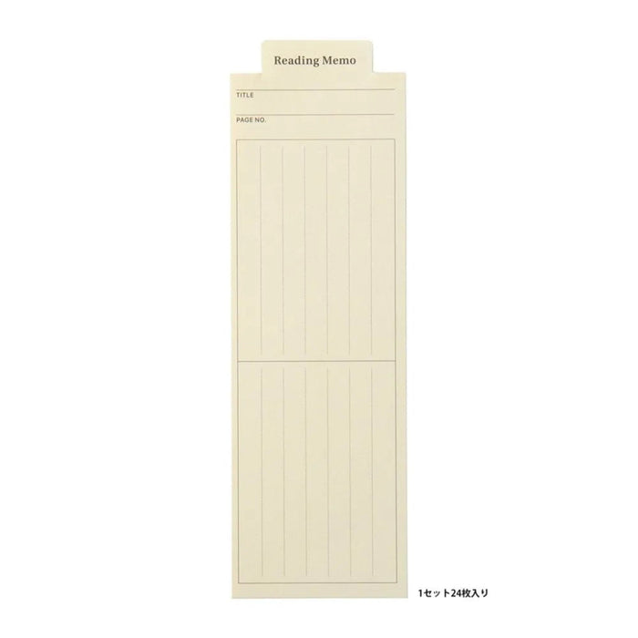 Laconic Bookmark Reading Memo (24 pcs)