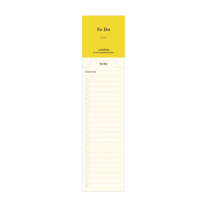 Laconic Bookmark To Do (24 pcs)