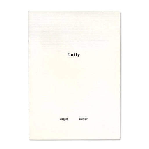 Laconic Style Notebook "Daily"