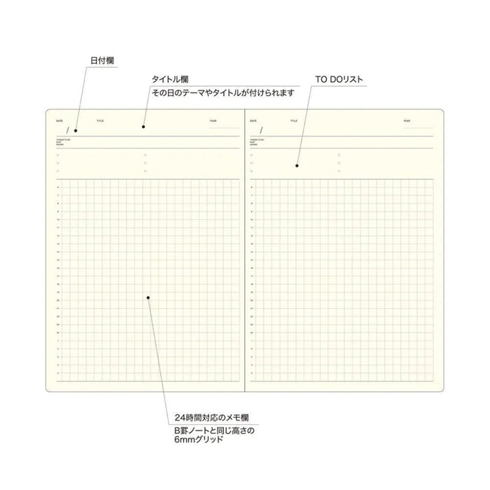 Laconic Style Notebook "Daily"
