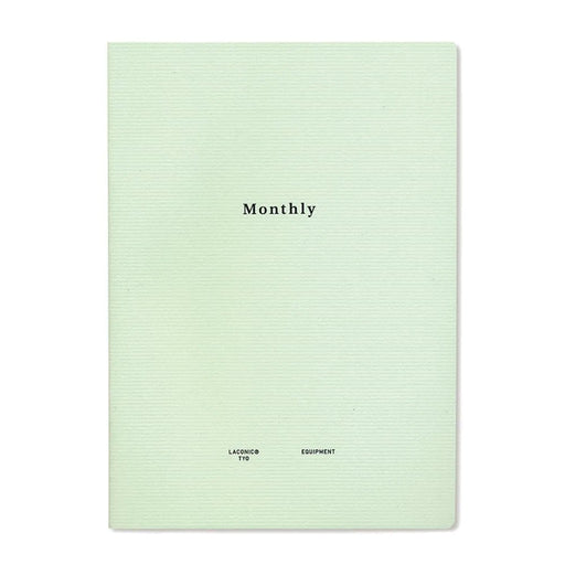 Laconic Style Notebook "Monthly"