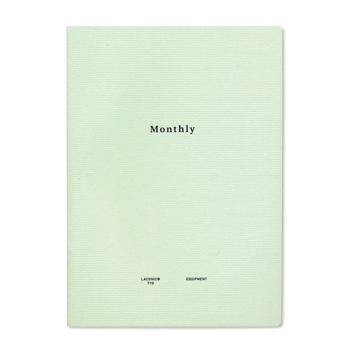 Laconic Style Notebook "Monthly"