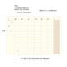 Laconic Style Notebook "Monthly"