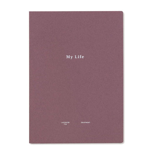 Laconic Style Notebook "My Life"