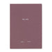 Laconic Style Notebook "My Life"