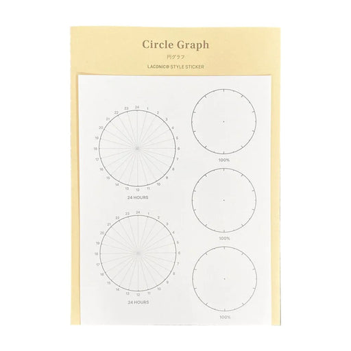 Laconic Style Sticker Circle Graph (12 sheets)