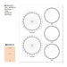 Laconic Style Sticker Circle Graph (12 sheets)