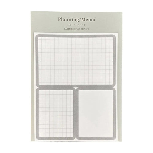 Laconic Style Sticker Planning (12 sheets)