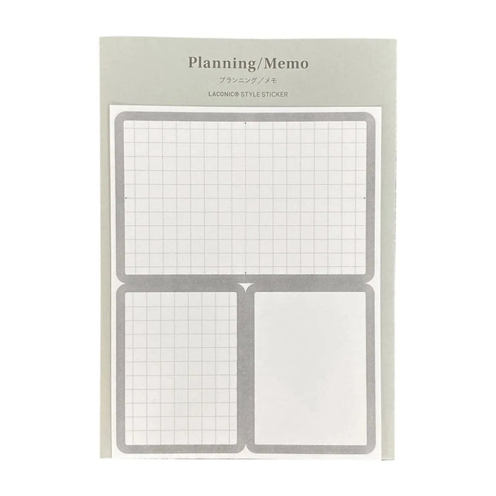 Laconic Style Sticker Planning (12 sheets)