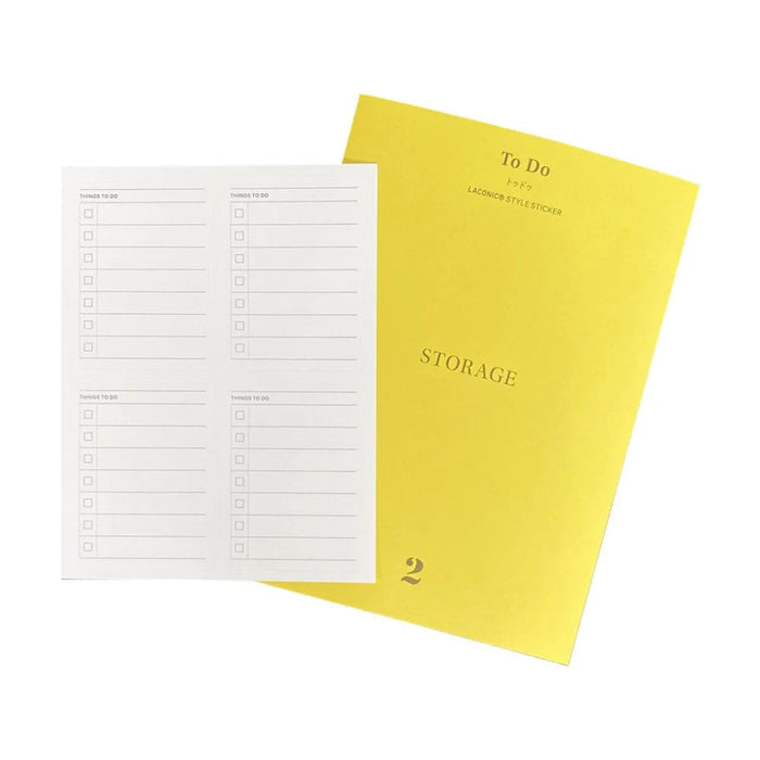 Laconic Style Sticker To Do (12 sheets)