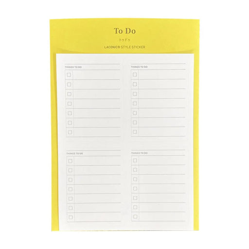 Laconic Style Sticker To Do (12 sheets)