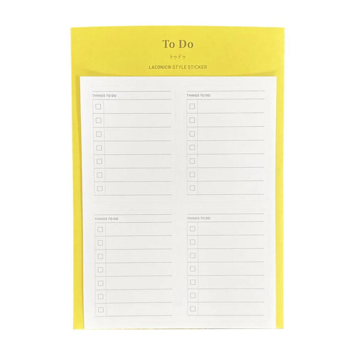Laconic Style Sticker To Do (12 sheets)
