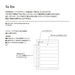 Laconic Style Sticker To Do (12 sheets)