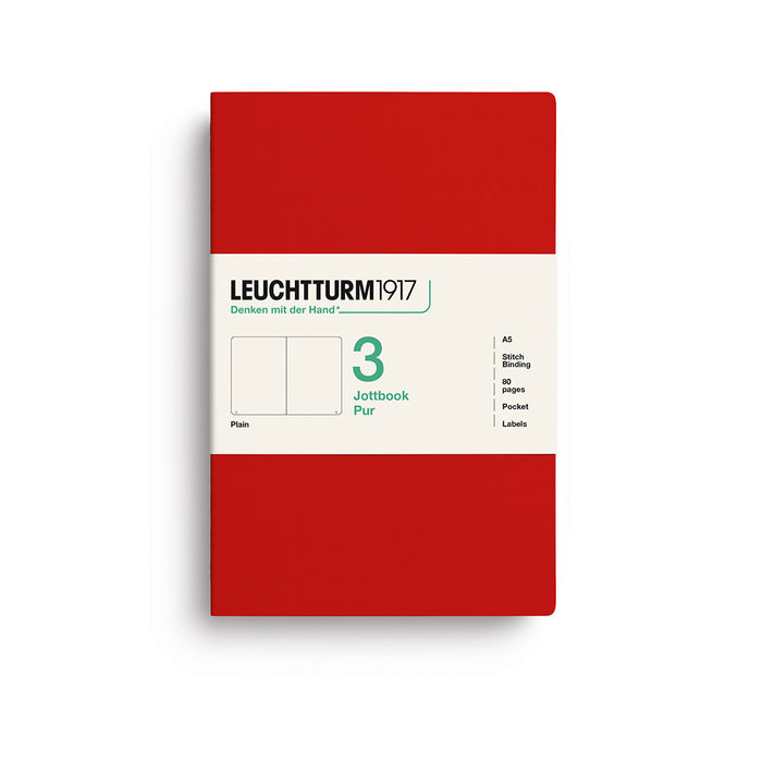 Leuchtturm1917 Jottbook Pur (A5) - Pack of 3