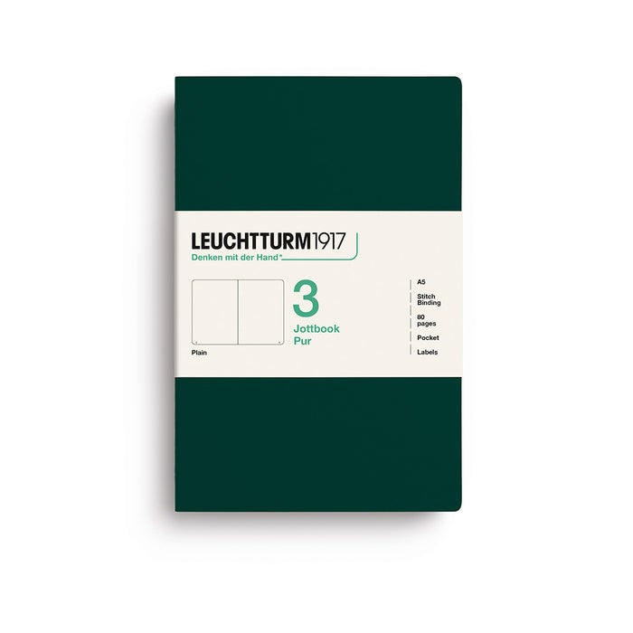 Leuchtturm1917 Jottbook Pur (A5) - Pack of 3
