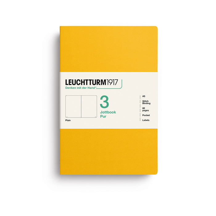 Leuchtturm1917 Jottbook Pur (A5) - Pack of 3