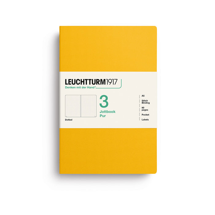 Leuchtturm1917 Jottbook Pur (A5) - Pack of 3