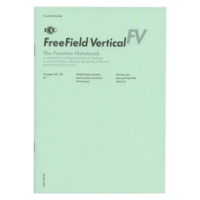Luddite Function Notebook A5 - Free Field Vertical