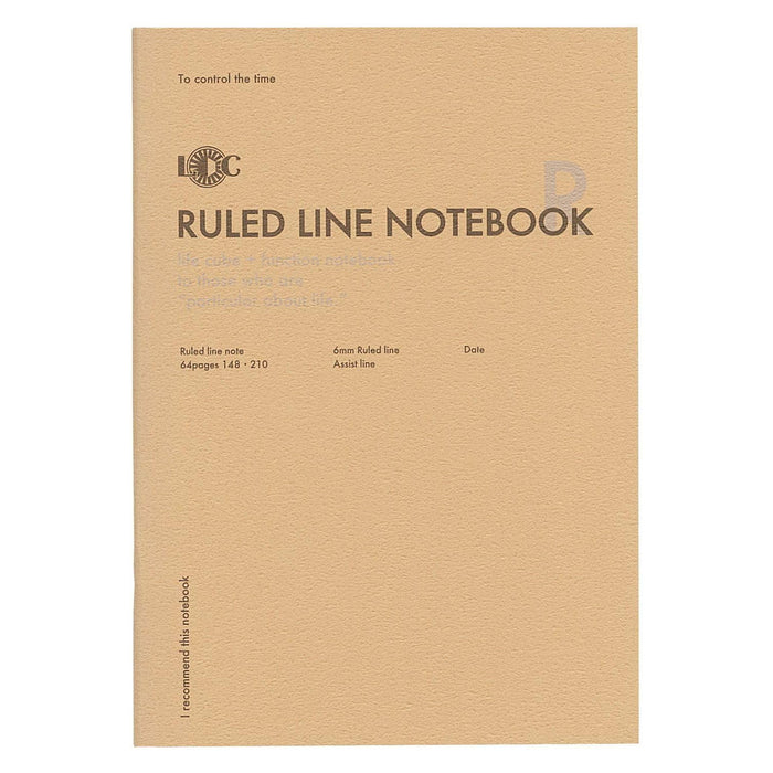 Luddite Function Notebook A5 - Horizontal Ruled Line