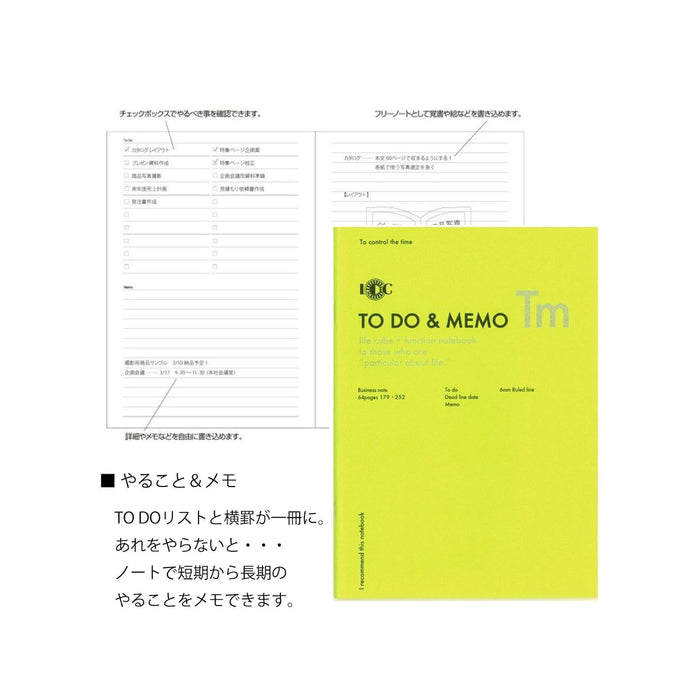 Luddite Function Notebook A5 - To Do & Memo