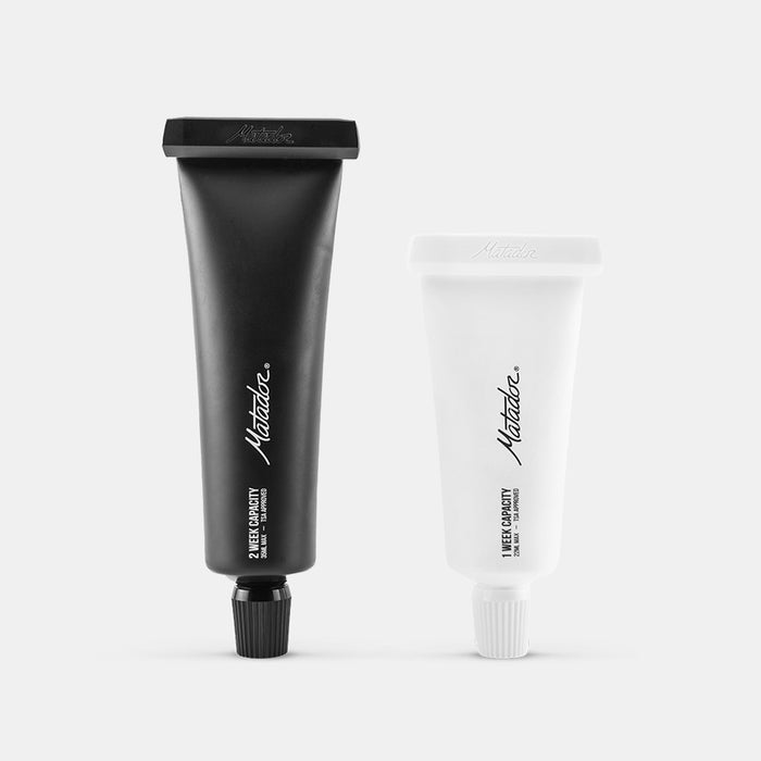 Matador Refillable Toothpaste Tubes - hammastahnatuubit (2 kpl)