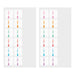 Midori Index Label Chiratto Number