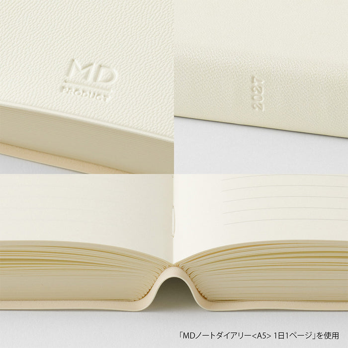 Midori MD Notebook Diary 1Day 1Page 2027 - A5 Square
