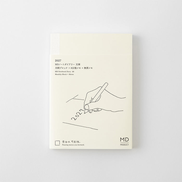 Midori MD Notebook Diary 2027 - A6 -kalenteri