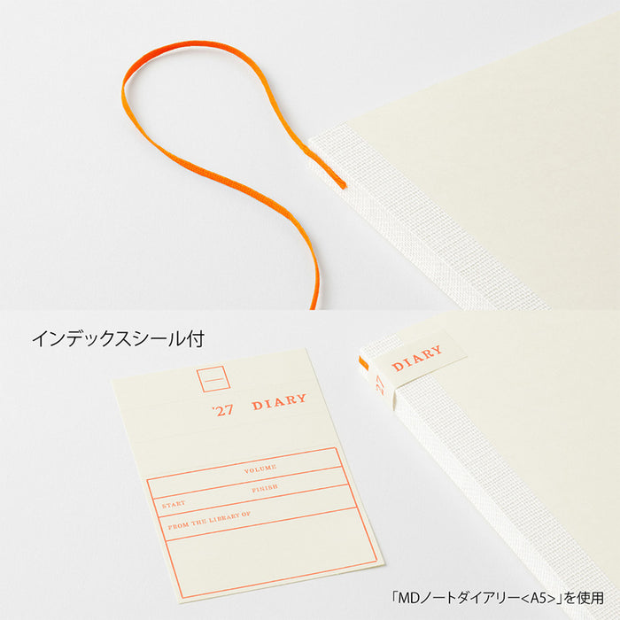 Midori MD Notebook Diary 2027 - A7