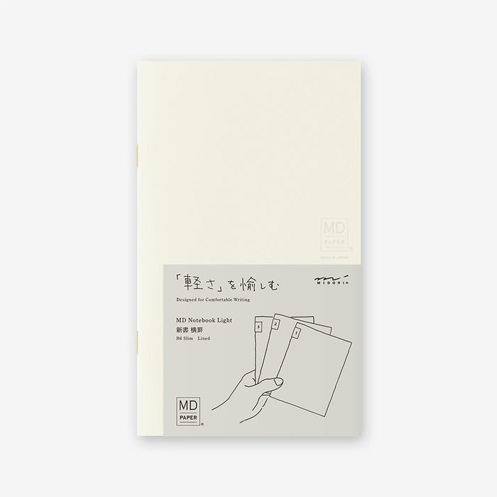 Midori MD Notebook Light B6 Slim (3pcs)