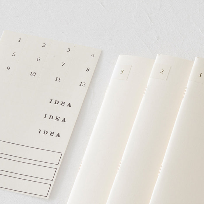 Midori MD Notebook Light B6 Slim (3pcs)
