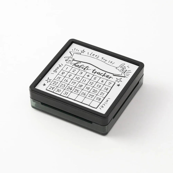 Midori Paintable Stamp Pre-Inked Habit Tracker