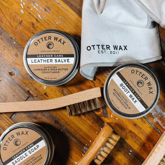 Otter Wax Brass Scrub Brush