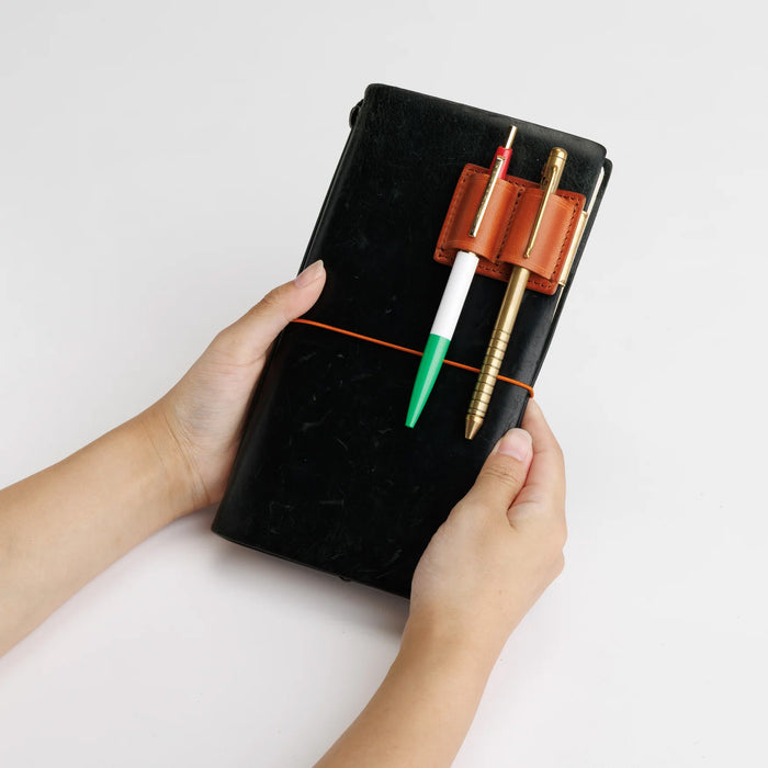 Superior Labor Magnet Pen Clip / Pull-up Leather 2-Pens