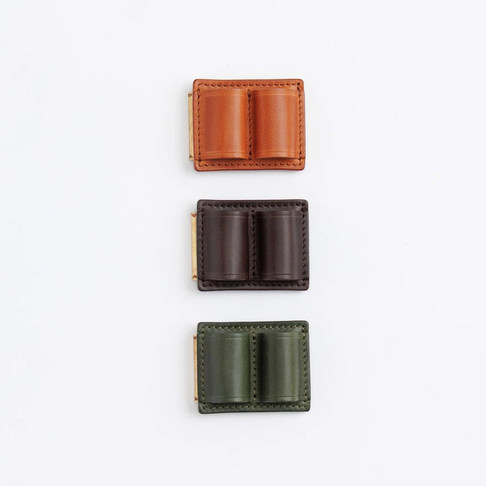 Superior Labor Magnet Pen Clip / Pull-up Leather 2-Pens