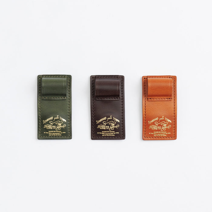 Superior Labor Magnet Pen Clip / Pull-up Leather