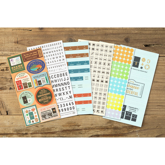Traveler's Company 2027 - Customized Sticker Set