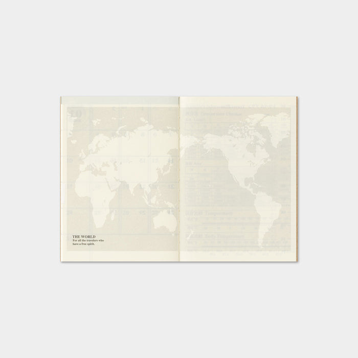 Traveler's Company 2027 - Monthly Diary Refill (Passport)