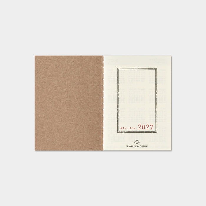 Traveler's Company 2027 - Weekly Diary Refill (Passport)