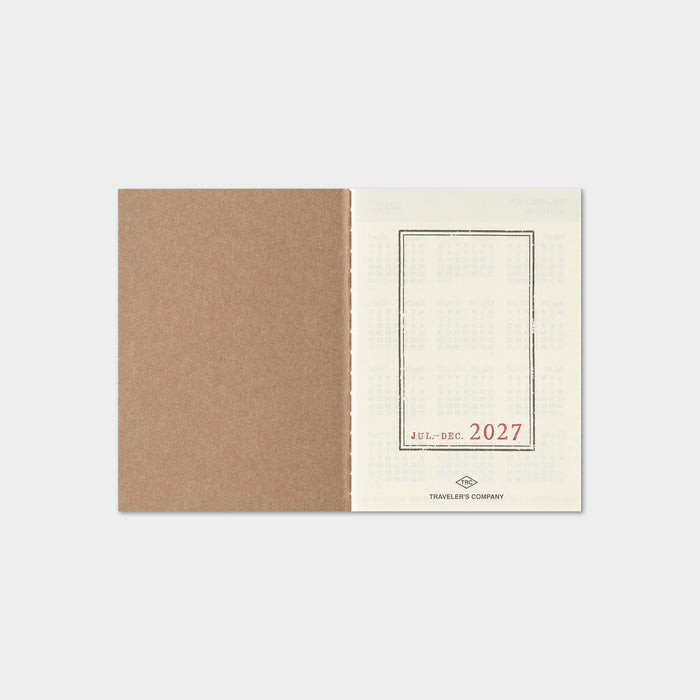 Traveler's Company 2027 - Weekly Diary Refill (Passport)