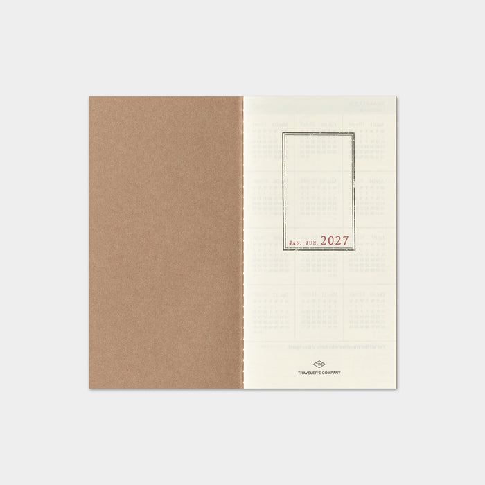 Traveler's Company - Weekly Diary Vertical Refill 2027 (Regular)