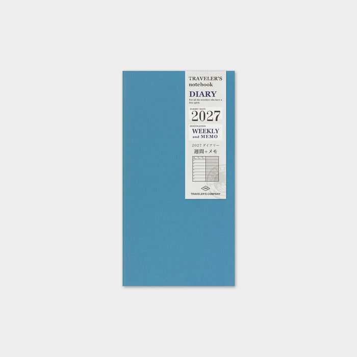 Traveler's Company 2027 - Weekly + Memo Refill (Regular)